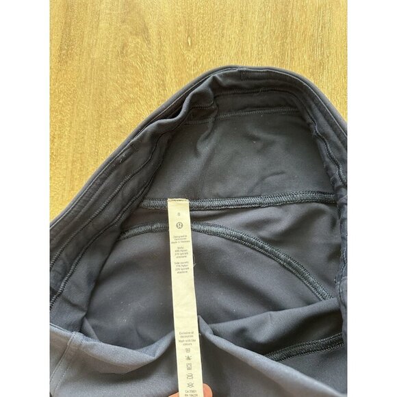 Lululemon All the Right Places High-Rise Crop 23" Navy Size 8 No Front Seam - Picture 5 of 7